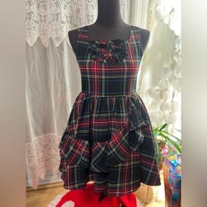 Harajuku Mini Gwen Stefani Plaid Ruffle Dress – XL (14/16)